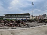 Trabzon'da atletizm sahası bakıma alındı