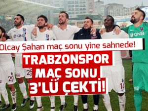 Olcay Şahan'dan maç sonu üçlüsü!